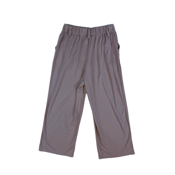 Halara Flex Wide Leg Waffle Work Pants Hibiscus Purple Size M 8/10 High Waist - Picture 11 of 14